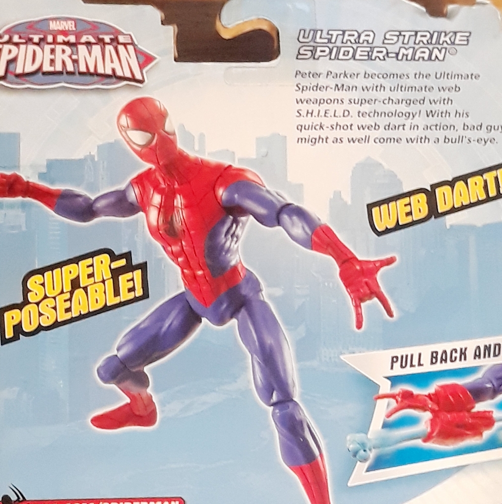 Rare 2012 Marvel Ultimate Spider-Man Ultra Strike Spider-Man Figure 6 Inches - Picture 8 of 12